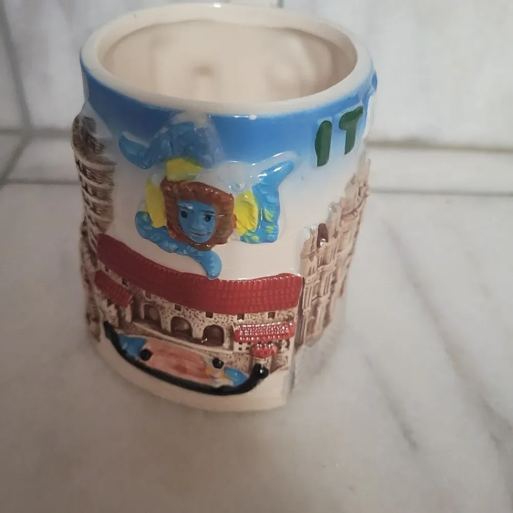 Italia 3D Souvenir Boot Handle Coffee Tea Mug 12 oz